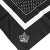 Dolce & Gabbana Black Polka Dots Cotton Handkerchief Scarf