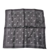 Dolce & Gabbana Brown Elephant Fantasy Handkerchief Scarf