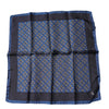 Dolce & Gabbana Blue Lady Bug Silk Square Handkerchief Scarf
