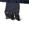 Dolce & Gabbana Dark Blue Fantasy Fringes Neck Wrap Scarf