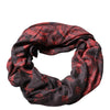 Dolce & Gabbana Black Red Floral Modal Wrap Shawl Scarf