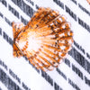 Dolce & Gabbana Multicolor Stripes Seashells Beach Towel