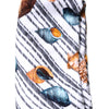 Dolce & Gabbana Multicolor Stripes Seashells Beach Towel