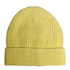Dolce & Gabbana Yellow Cotton Knitted Winter Beanie Hat