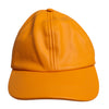 Dolce & Gabbana Orange Cotton 6 Panels Baseball Cap