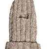 Dolce & Gabbana Beige Wool Knitted Ski Mask Balaclava Hat