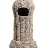 Dolce & Gabbana Beige Wool Knitted Ski Mask Balaclava Hat