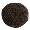Dolce & Gabbana Brown Houndstooth Wool Woven Bucket Hat