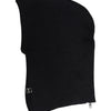 Dolce & Gabbana Black Wool Whole Head Wrap Balaclava Hat