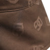 Dolce & Gabbana Brown Logo Monogram Cotton Bucket Cap