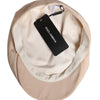 Dolce & Gabbana Beige Cotton Newsboy Capello Cabbie Hat
