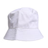 Dolce & Gabbana White Cotton Wide Brim Bucket Hat