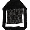 Dolce & Gabbana Black Logo Mesh Whole Head Wrap Hat