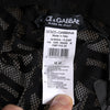 Dolce & Gabbana Black Logo Mesh Whole Head Wrap Hat