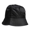 Dolce & Gabbana Black Cotton Wide Brim Bucket Hat