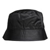 Dolce & Gabbana Black Cotton Wide Brim Bucket Hat