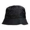 Dolce & Gabbana Black Cotton Wide Brim Bucket Hat