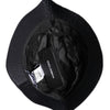 Dolce & Gabbana Black Cotton Wide Brim Bucket Hat