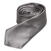 Dolce & Gabbana Metallic Silver Silk Adjustable Necktie Tie