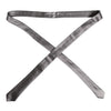 Dolce & Gabbana Metallic Silver Silk Adjustable Necktie Tie