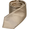 Dolce & Gabbana Beige Solid Silk Adjustable Necktie Tie