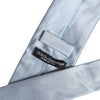 Dolce & Gabbana Light Blue Solid Silk Adjustable Necktie Tie