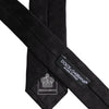 Dolce & Gabbana Black Circles Silk Adjustable Necktie Tie