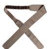 Dolce & Gabbana Beige Polka Dot Silk Adjustable Necktie Tie