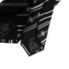 Dolce & Gabbana Black White Stripes Silk Adjustable Necktie Tie
