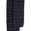 Dolce & Gabbana Blue Polka Dot Silk Adjustable Necktie Tie