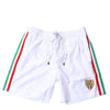 Dolce & Gabbana White Stripes Beachwear Shorts 2 Pc Swimwear