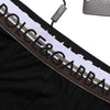 Dolce & Gabbana Black Cotton Stretch Regular Boxer Underwear