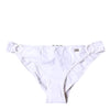 Dolce & Gabbana White Nylon Beachwear Bikini Bottom Swimwear