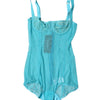 Dolce &amp; Gabbana Blauer Tüll-Balconette-BH-Body-Unterwäsche