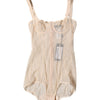 Dolce &amp; Gabbana Beige Tüll Balconette BH Body Unterwäsche
