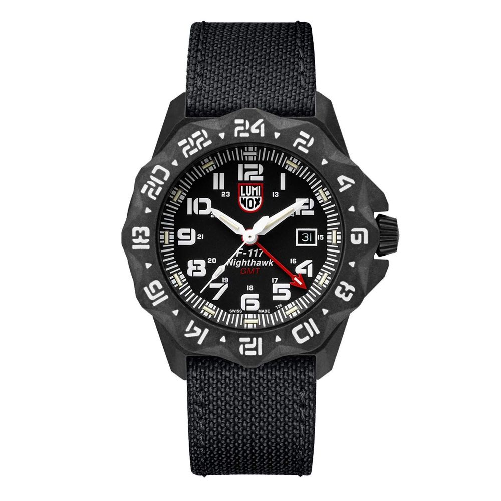 Luminox Sportuhr aus schwarzem Stoff