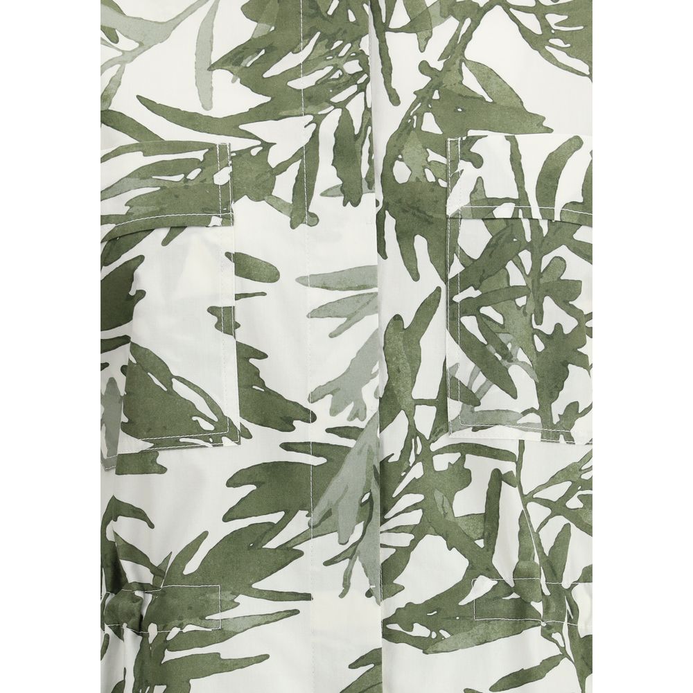 Mehrfarbiges Hemd mit Baumwollmuster von Brunello Cucinelli