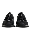 Dolce & Gabbana Black Mesh Sorrento Trekking Sneakers Shoes