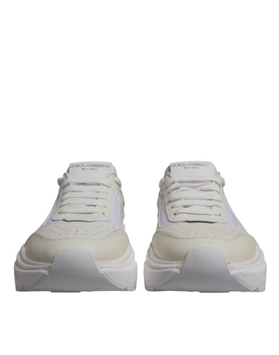 Dolce & Gabbana White Daymaster Low Top Sneakers Shoes