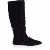 Dolce & Gabbana Black Xiangao Lamb Fur Leather Boots Shoes