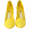 Dolce & Gabbana Yellow Crystal Heels CINDERELLA Shoes