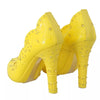 Dolce & Gabbana Yellow Crystal Heels CINDERELLA Shoes