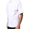 Dolce & Gabbana White Cotton Button Down Casual Men Polo Shirt
