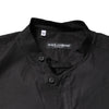 Dolce & Gabbana Black Cotton Button Down Men Casual Shirt