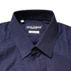Dolce & Gabbana Blue Check Tartan GOLD Formal Dress Shirt