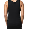 Dolce & Gabbana Black Cotton Rip Style Sleeveless Men Tank T-shirt