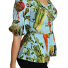 Dolce &amp; Gabbana - Haut en soie à imprimé végétal Extravaganza