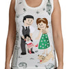 Dolce & Gabbana White Cotton #dgfamily Sleeveless Shirt Tank Top