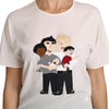Dolce &amp; Gabbana Weißes Seidenstretch-T-Shirt #dgfamily