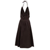 Bottega Veneta Brown Cotton Long Dress